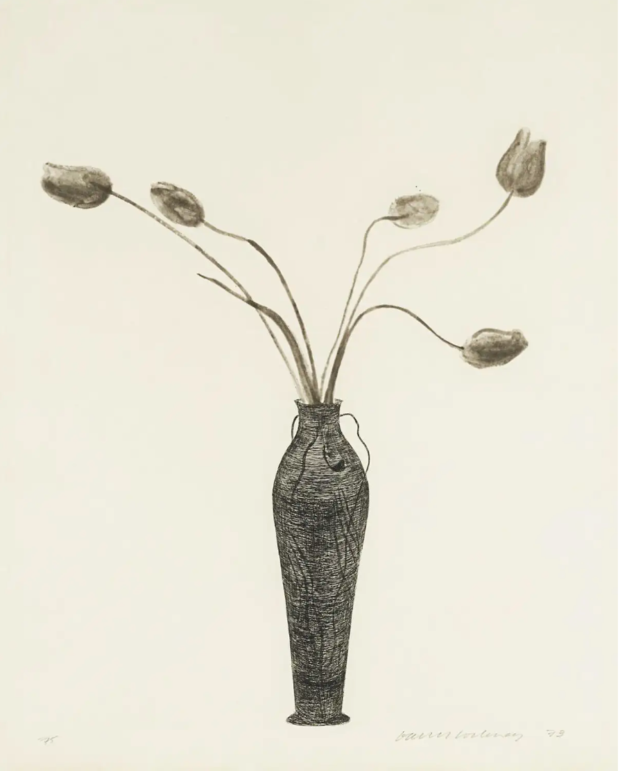 David Hockney,Tulips,1973